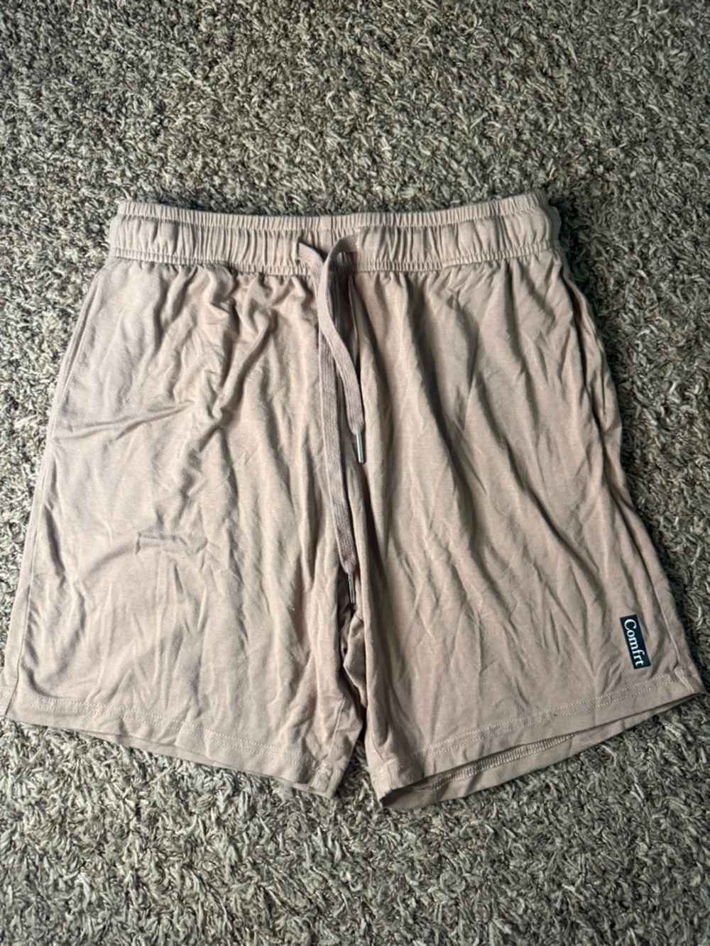Women’s Athletic‎ Drawstring Shorts in Beige